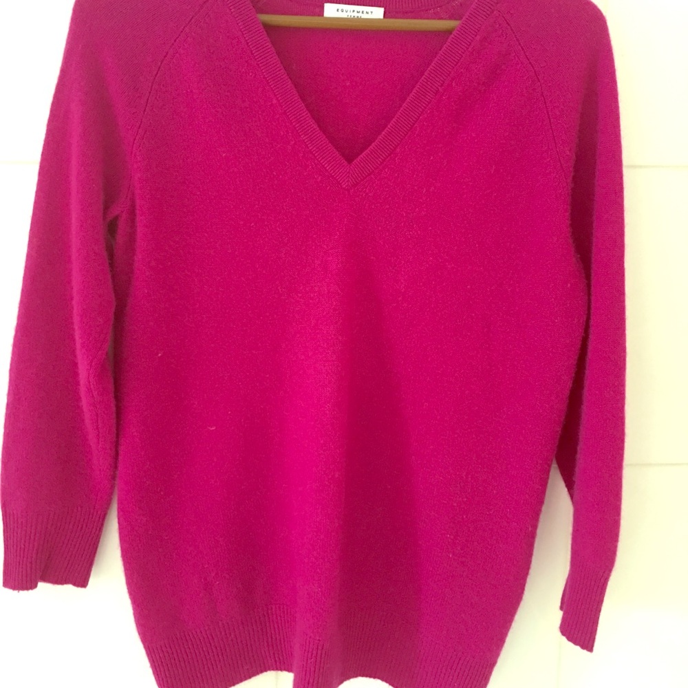 Equipment oversized cashmere sweater